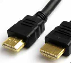 HDMI cable allows one wire connection for both digital video and sound signals